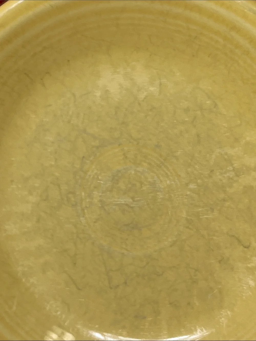 Fiestaware Canary Yellow Glazed 7” Salad Plate